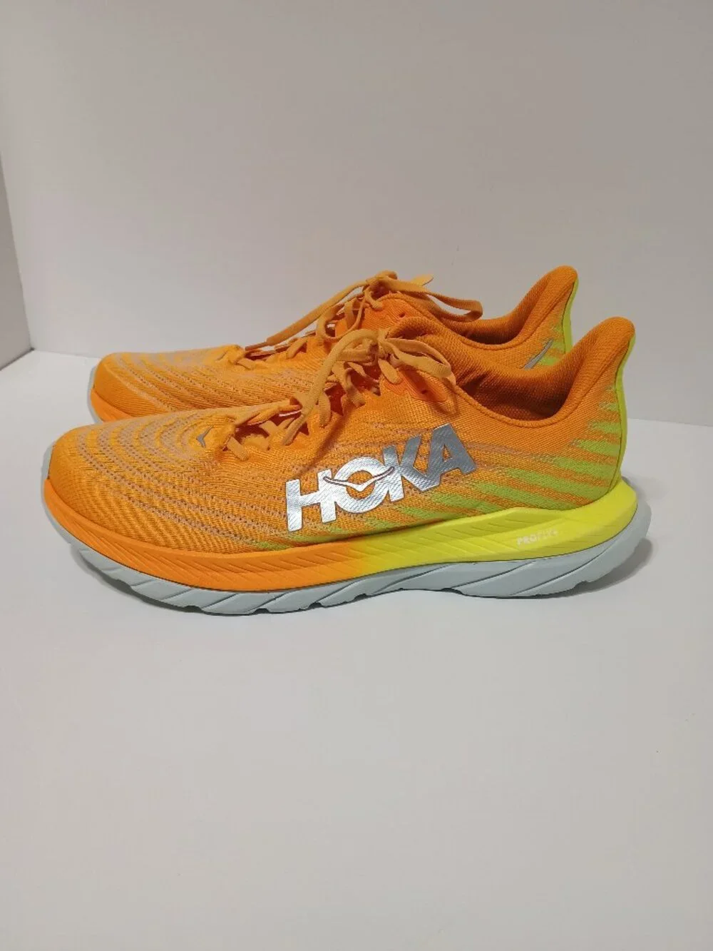 HOKA ONE ONE Mafate Speed 2 Trail Running Shoes Men’s 14 Orange Yellow - Picture 3 of 9